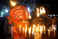 Theyyam- popular ritual form of worship of North Malabar in Kerala