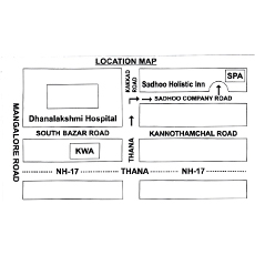 Sadhoo  Inn - Location Map